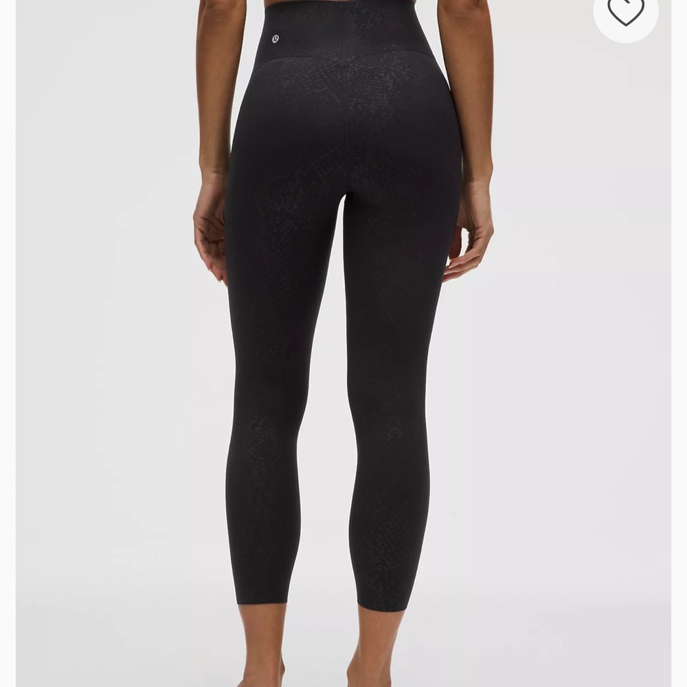 lululemon Glow Up™ Super-High-Rise Tight 25" snake pattern